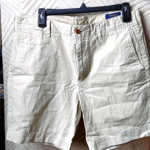 Polo chino shorts 8" size 32 waist